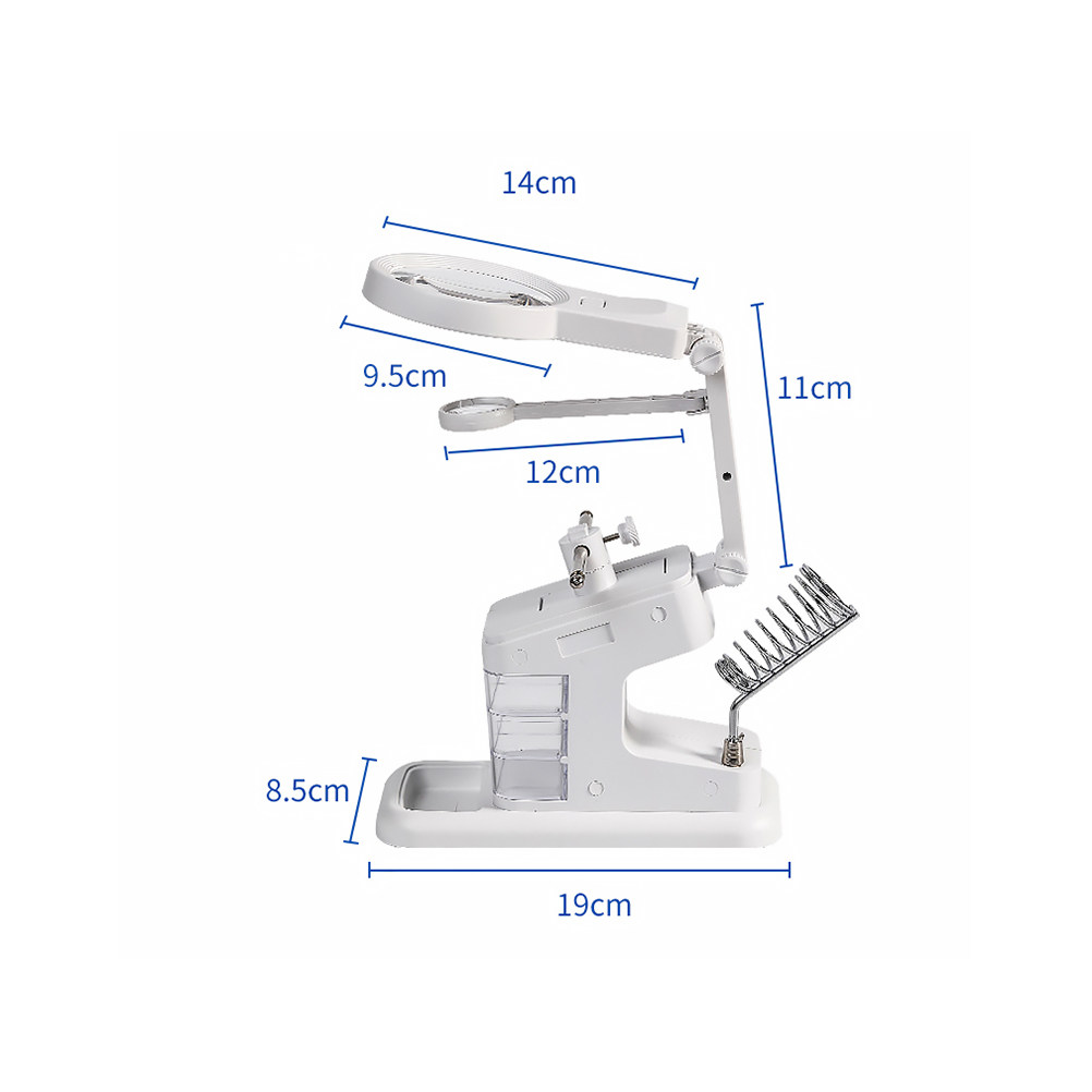 10 LED Light Magnifier Station - Electronics Repair Hobby 评论和价格